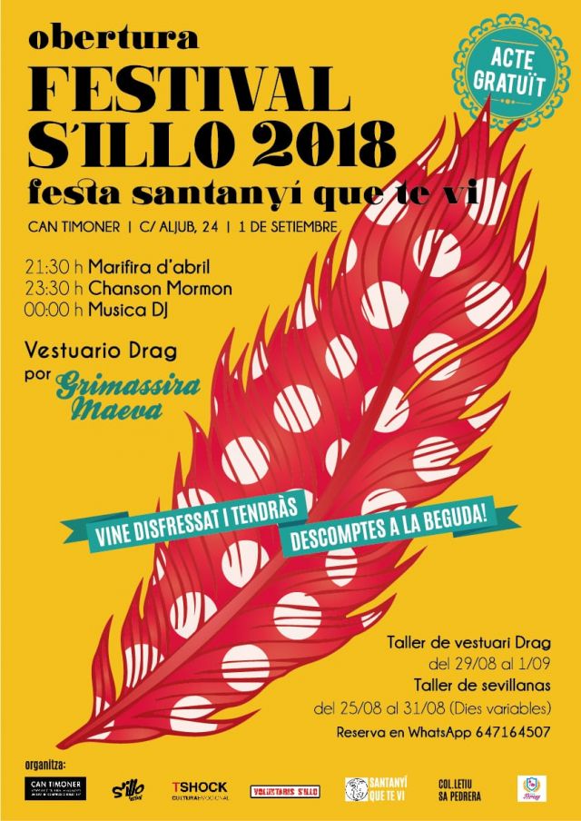 Cartel Festuvak s'Illo 2018